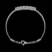 7 Stone Round & Princess Diamond Bracelet