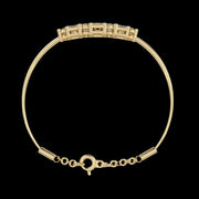 7 Stone Round & Princess Diamond Bracelet