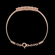 7 Stone Round & Princess Diamond Bracelet