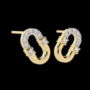 Diamond Cluster Fashion Earrings