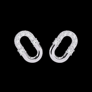 Diamond Cluster Fashion Earrings