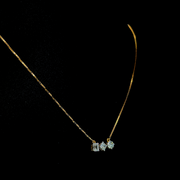 TRISHARA Three-Stone Necklace