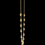 Round Drop Diamond Necklace